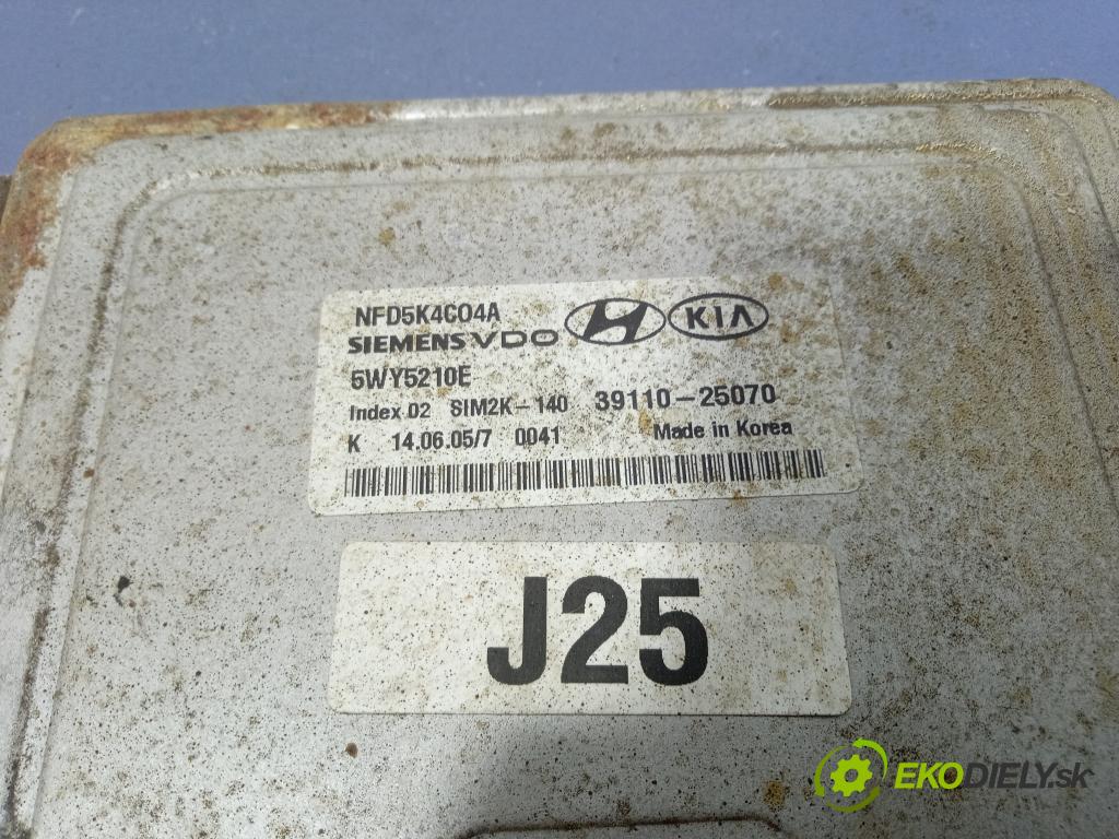 Hyundai Sonata 2005 riadiaca jednotka Motor: 39110-25070