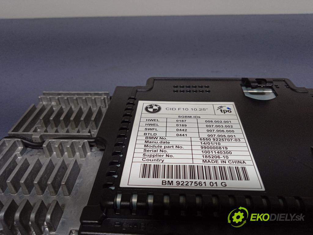 Bmw Seria 5 2010 Zobrazit: Rádio: / GPS 9225707