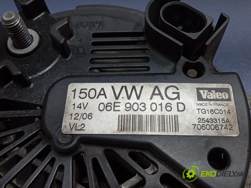 Audi A6 2006 Alternator 06E903016D