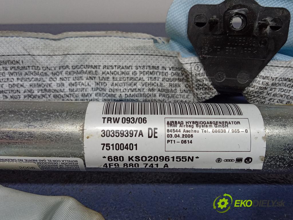 Audi A6 2006 Airbag: clona x 4F9880741A