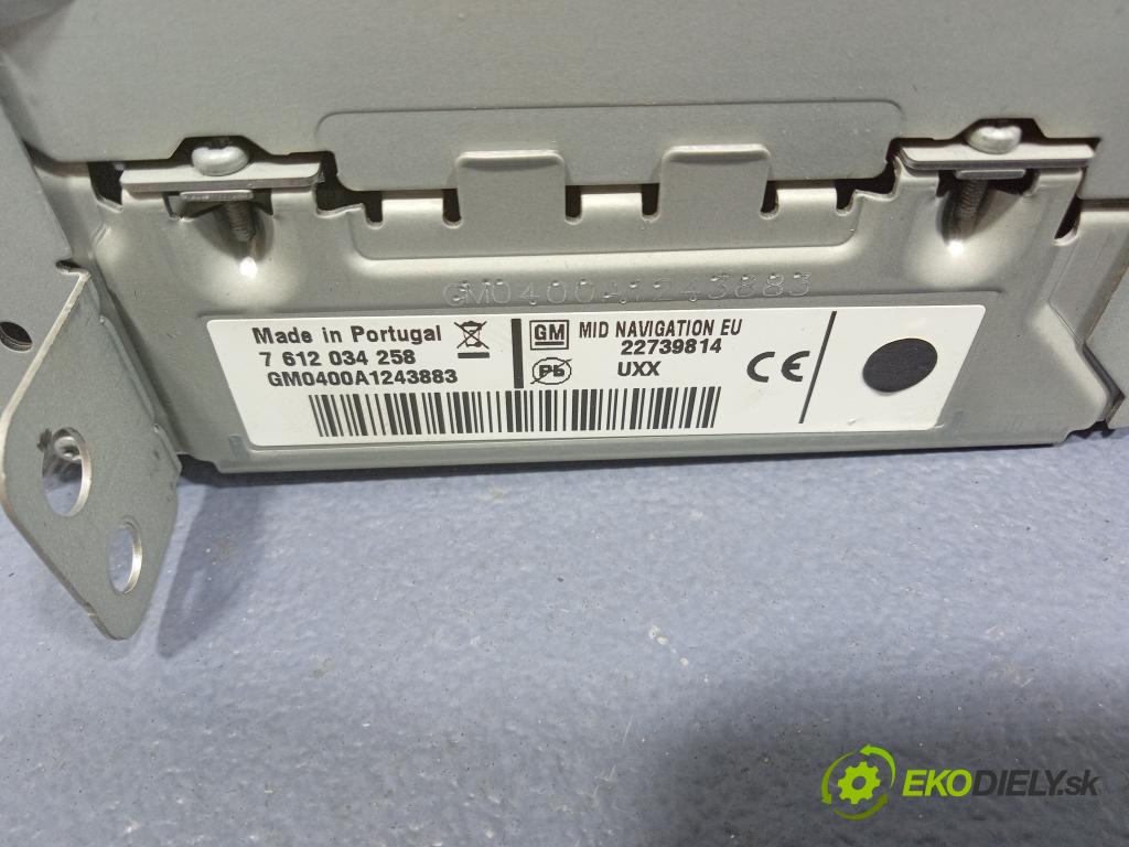 Opel Insignia 2010 Radio I Navigácia: 22739814