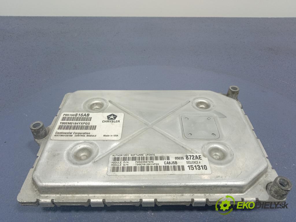 Jeep Grand Cherokee 0 riadiaca jednotka Motor: P05150816AB