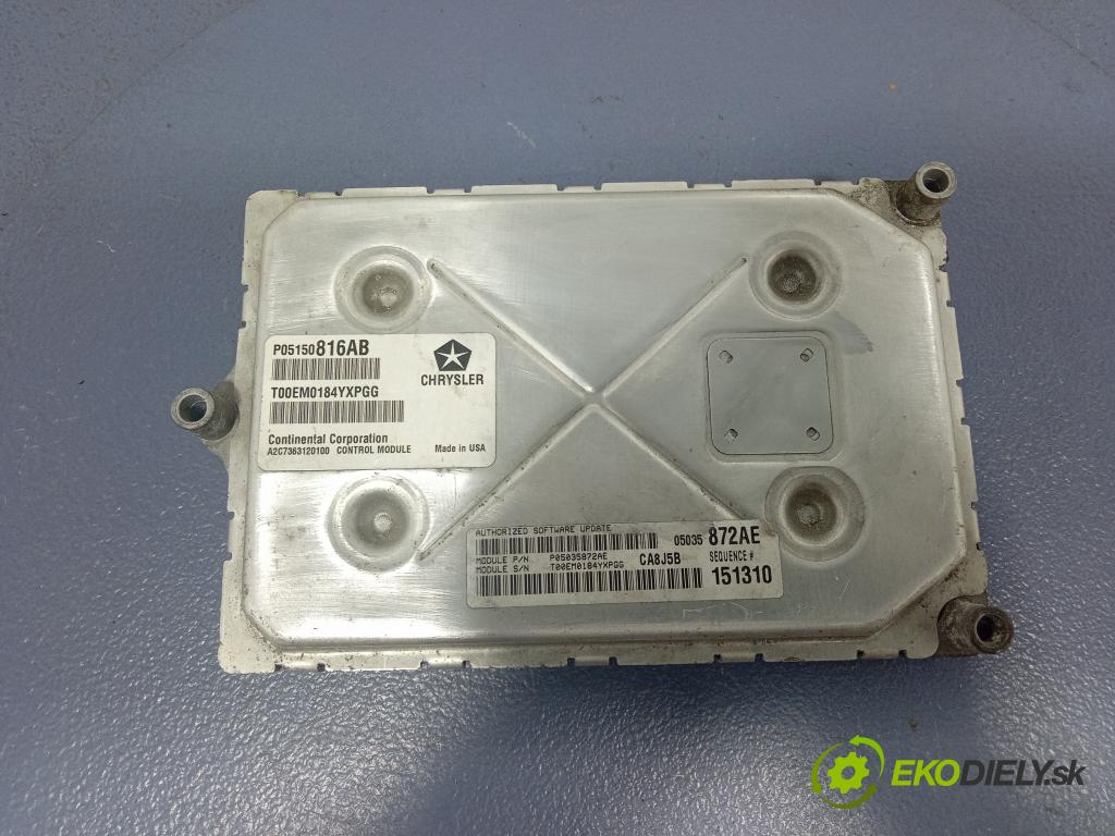 Jeep Grand Cherokee 0 riadiaca jednotka Motor: P05150816AB