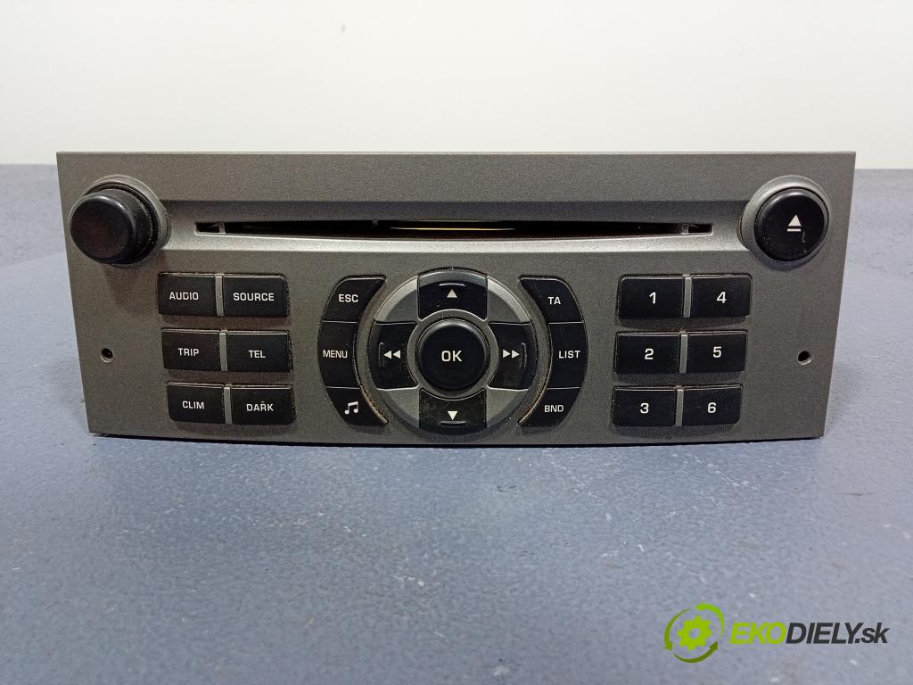 Peugeot 407 2006 Radio I Navigácia: 9659142777