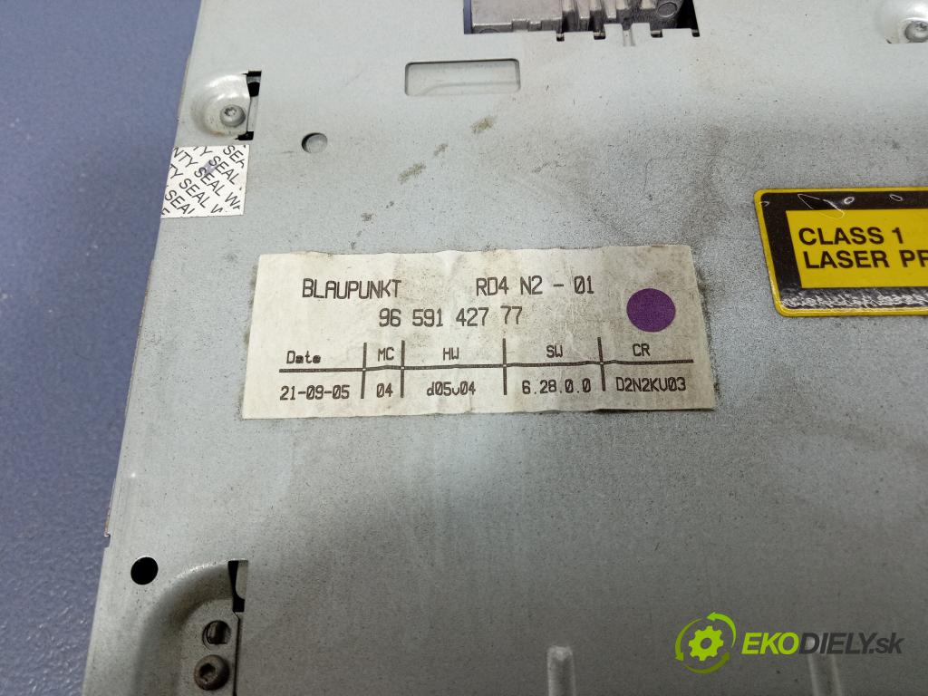 Peugeot 407 2006 Radio I Navigácia: 9659142777