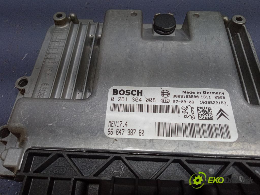 Peugeot 207 2007 riadiaca jednotka Motor: 9664738780