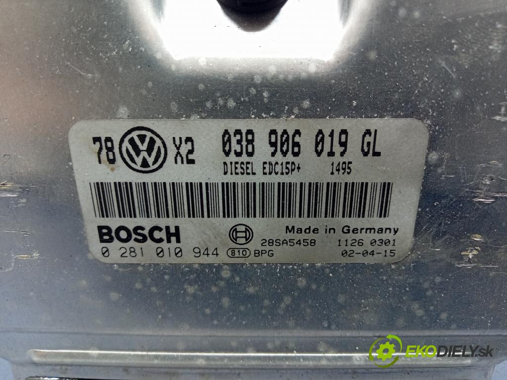 Volkswagen Passat 2002 riadiaca jednotka Motor: 0281010944