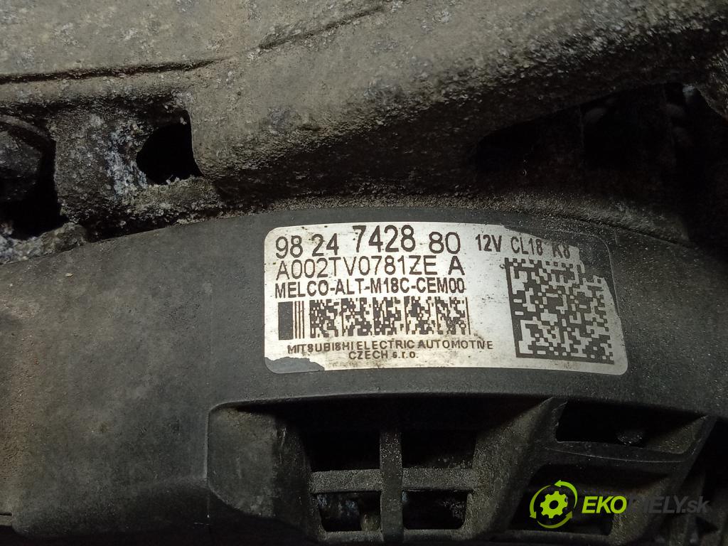 Peugeot Rifter 2018 Alternator 9824742880