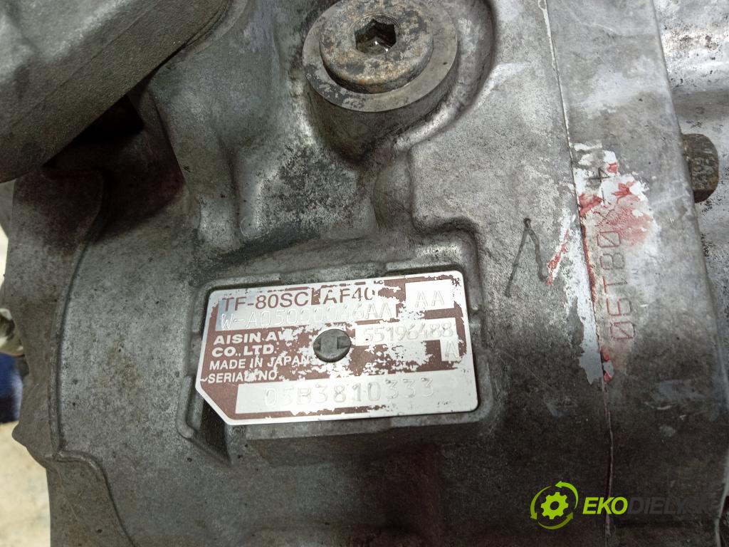 Fiat Croma 2006 prevodovka Automatický: 55196488