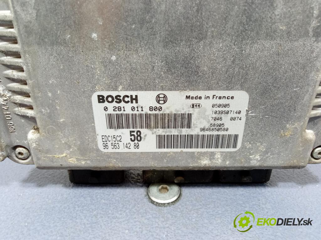 Peugeot 807 2005 riadiaca jednotka Motor: 9646850580