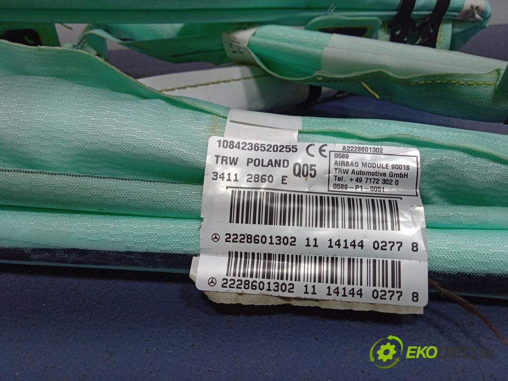 Mercedes S-klasa 2014 Airbag: clona x A2228601302