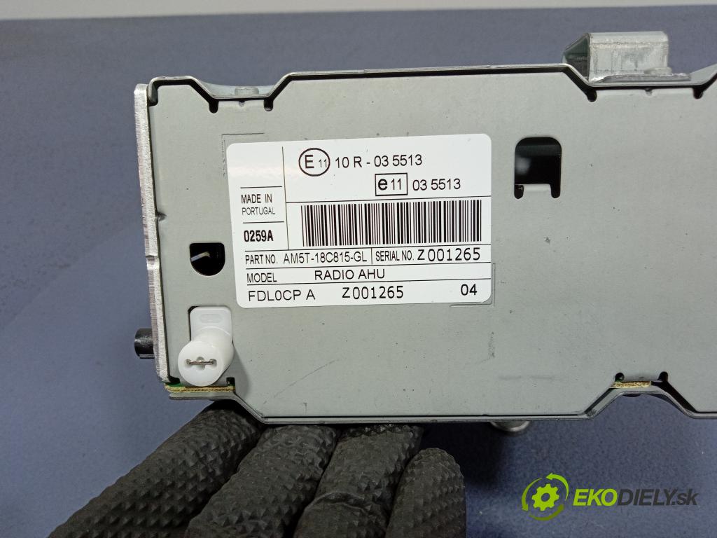 Ford Fiesta 2013 Radio I Navigácia: AM5T-18C815-GL
