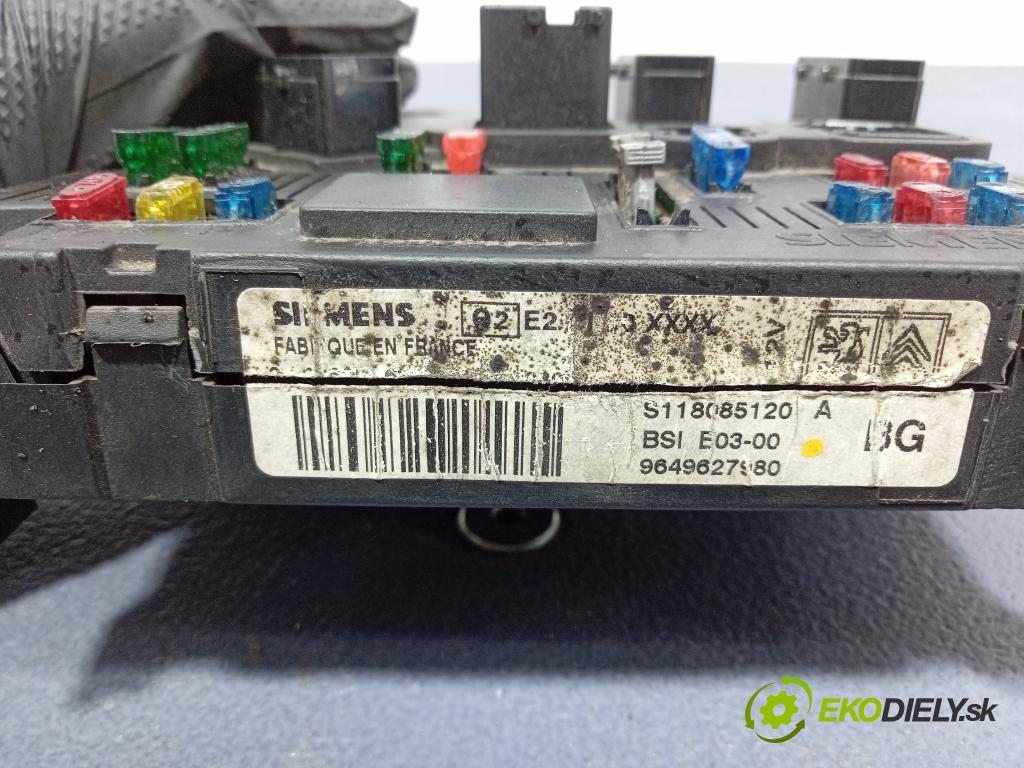 Citroen Berlingo 2003 skříňka Pojistky 9649627980