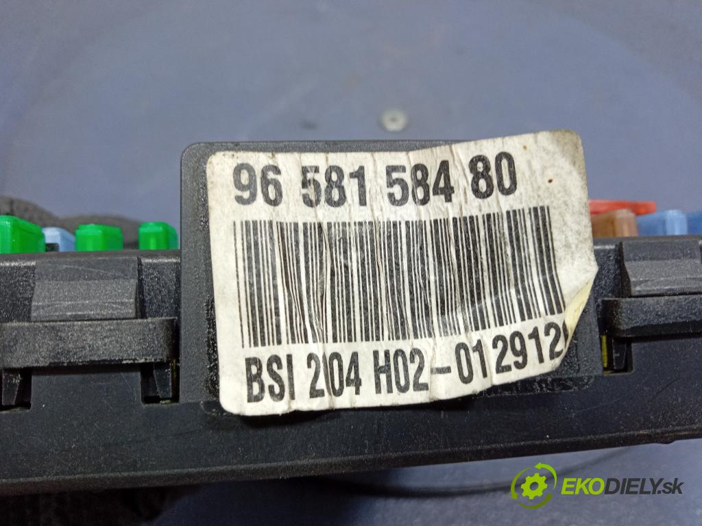 Citroen C4 2005 skříňka Pojistky 9658158480