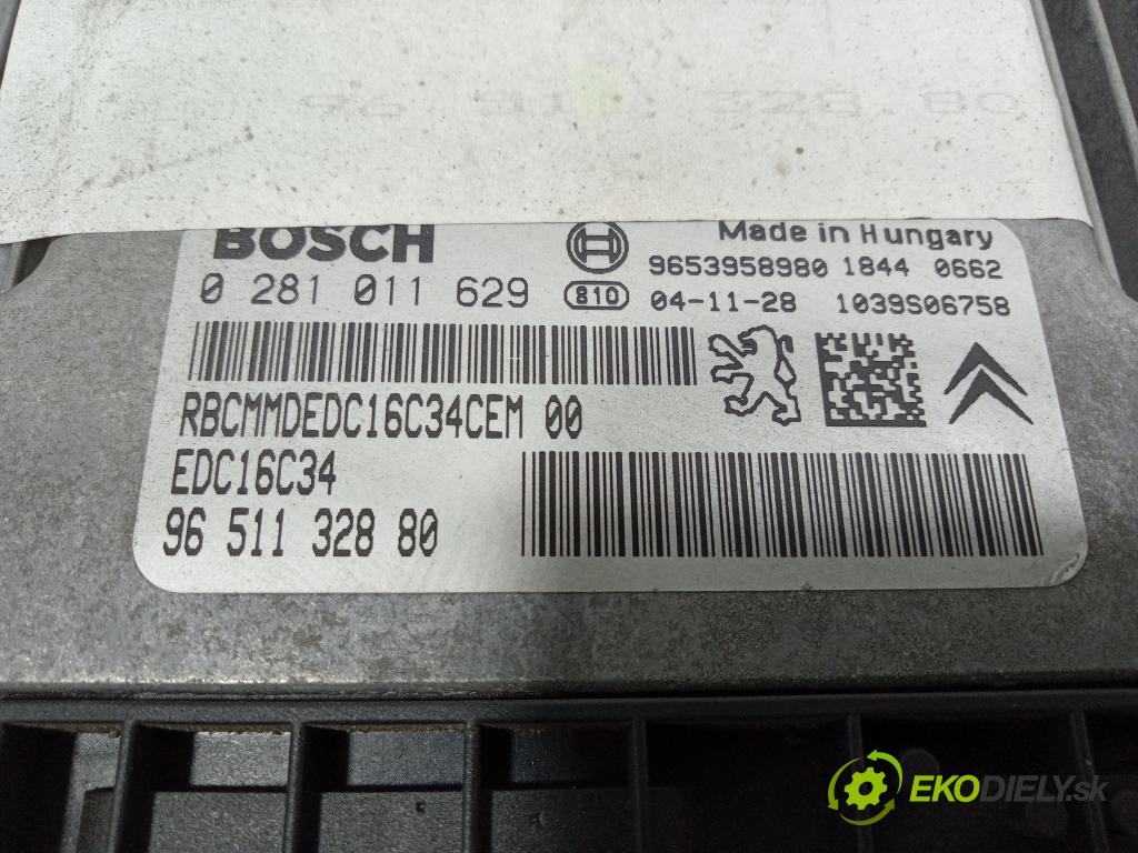 Citroen C4 2005 riadiaca jednotka Motor: 0281011629