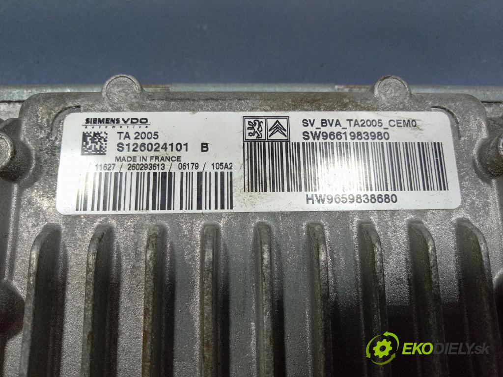 Citroen C4 2006 riadiaca jednotka Motor: 9659838680