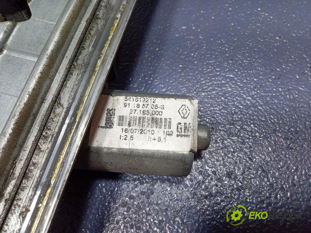 Renault Trafic 2010 mechanismus stahování Sklenka: před v pravo: 91165705