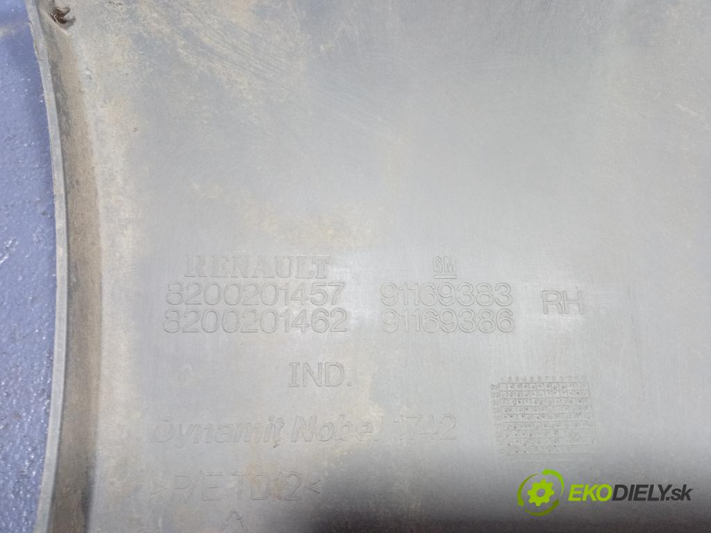 Renault Trafic 2010 nárazník Zad: 8200201457