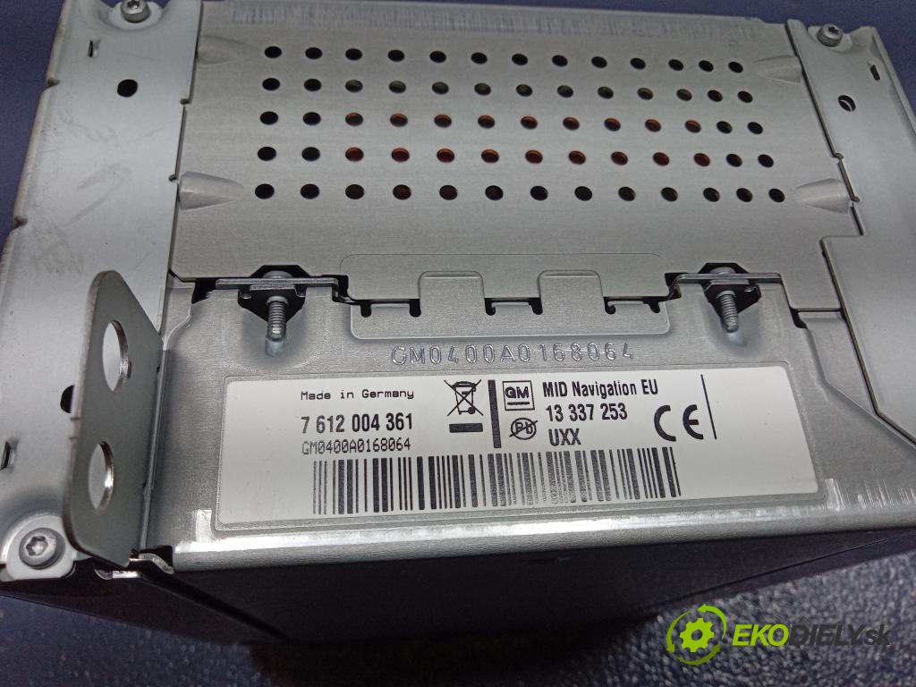 Opel Insignia sport 2010 Radio I Navigácia: 13337253