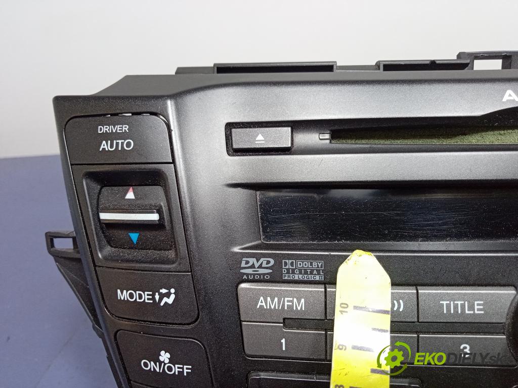 Acura Tl 2009 Radio I Navigácia: 39100-TK4-A200