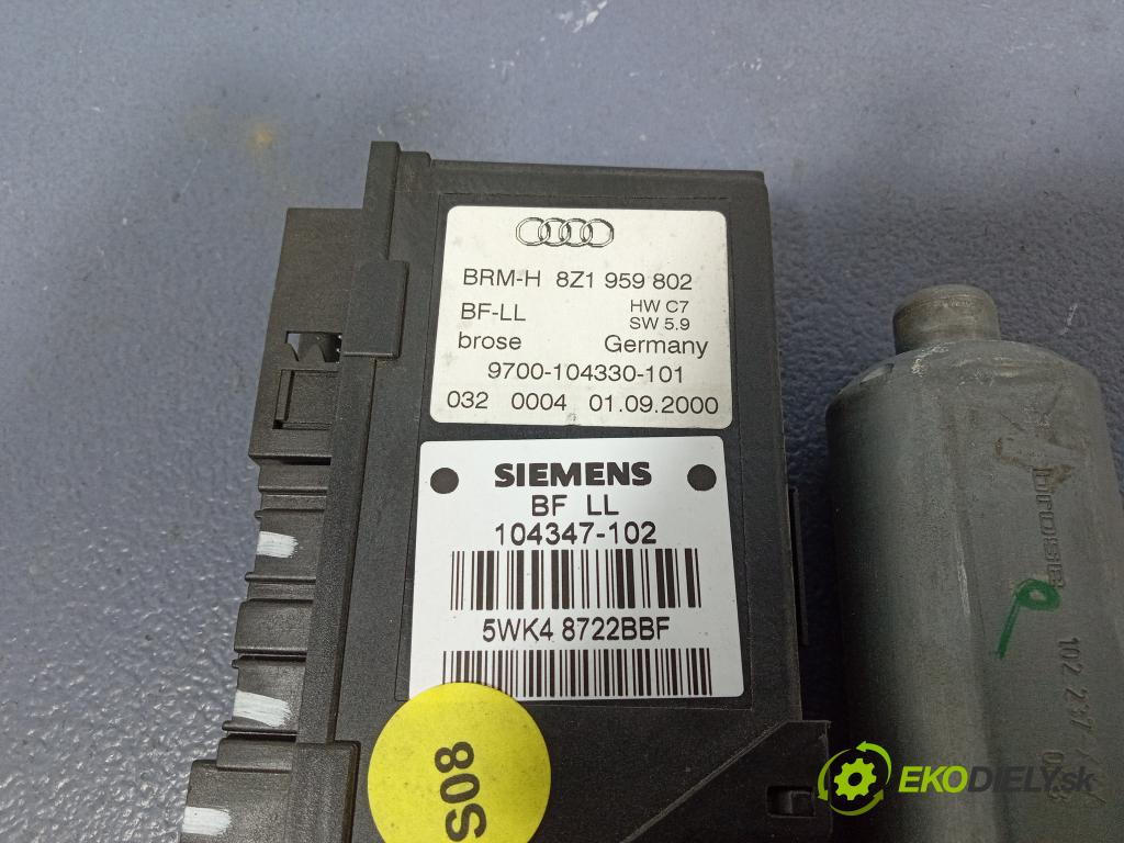 Audi A2 2000 mechanismus stahování Sklenka: před v pravo: 8Z1959802