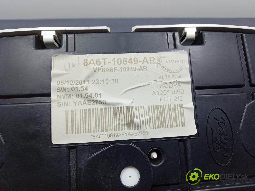 Ford Fiesta 2011 prístrojovka/ budíky 8A6T-10849-AP