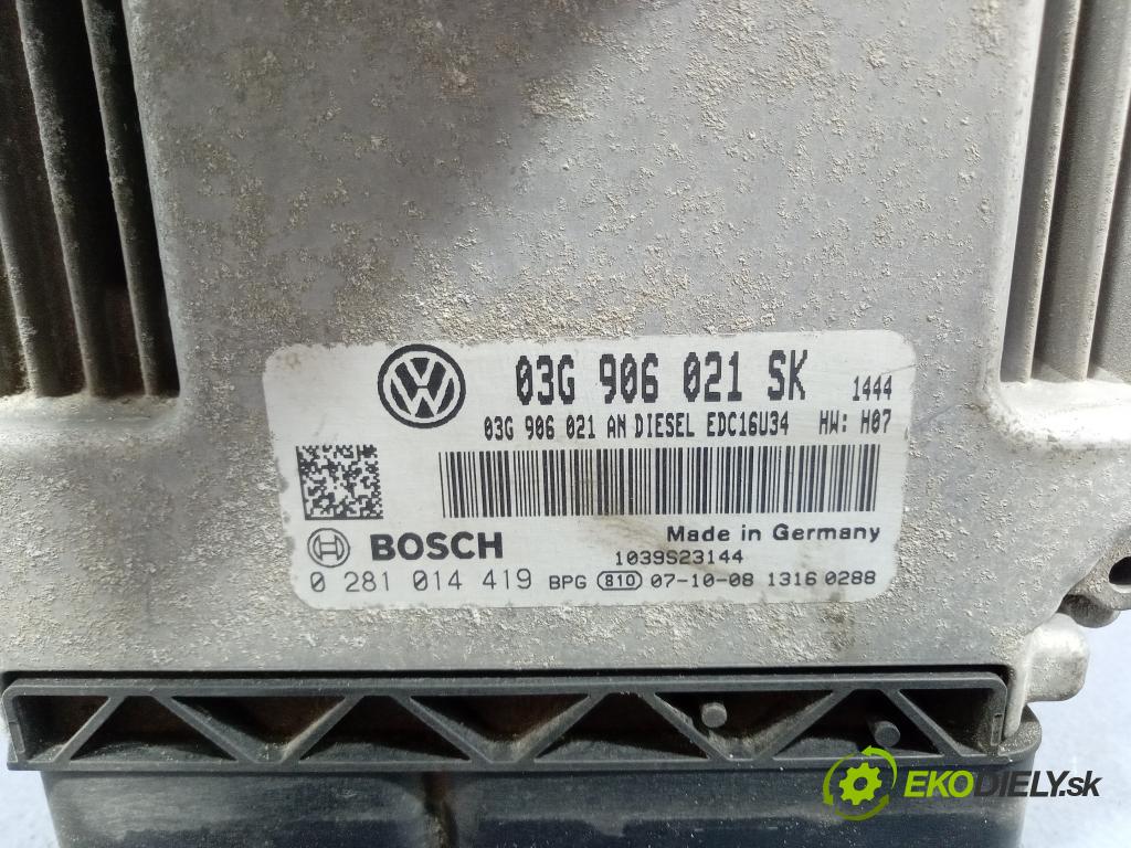 Seat Altea 2008 riadiaca jednotka Motor: 0281014419