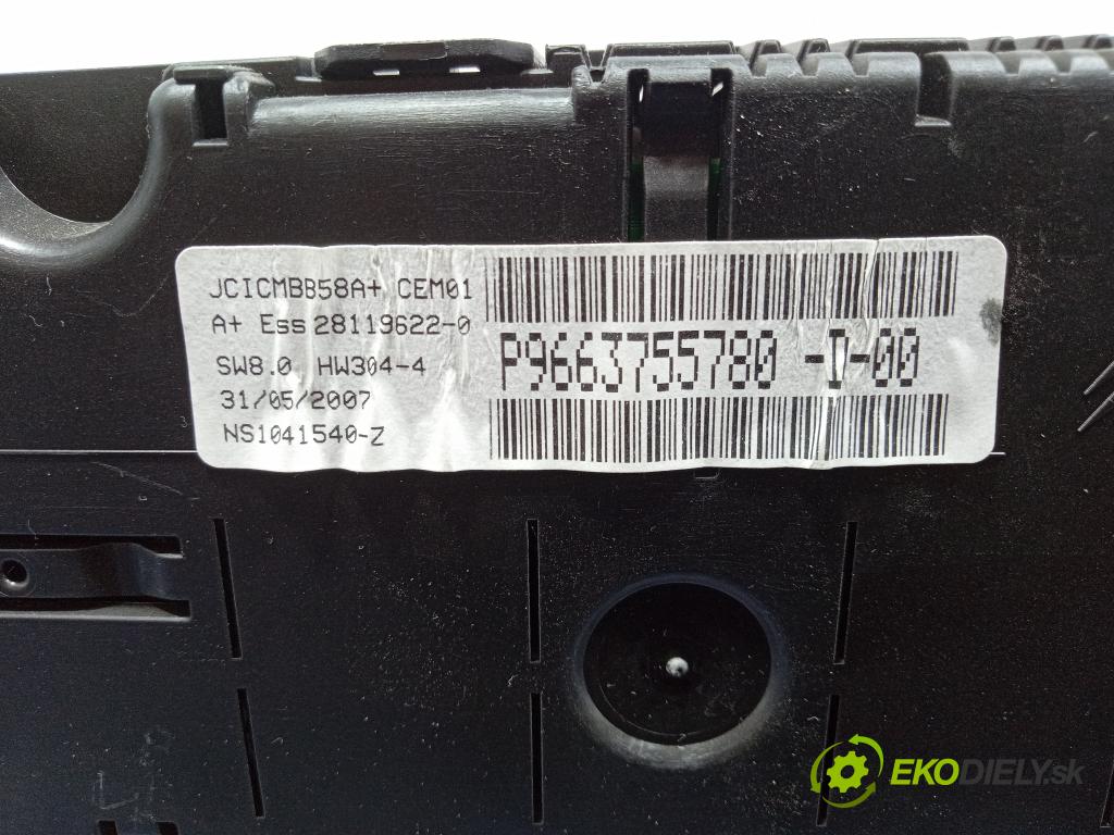 Citroen C4 picasso 2007 prístrojovka/ budíky 9663755780