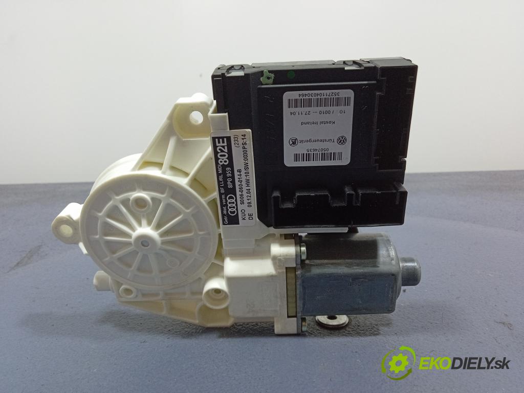 Audi A3 2005 mechanismus stahování Sklenka: před v pravo: 8P0959802E