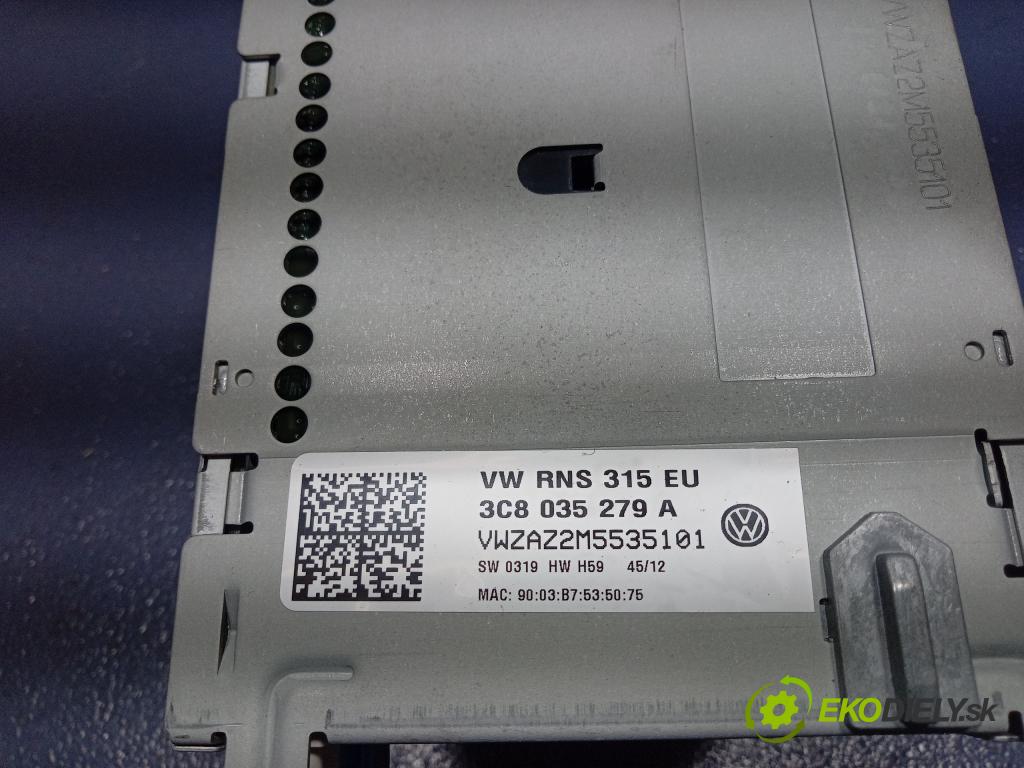 Vw Passat 2013 Radio I Navigácia: 3C8035279A
