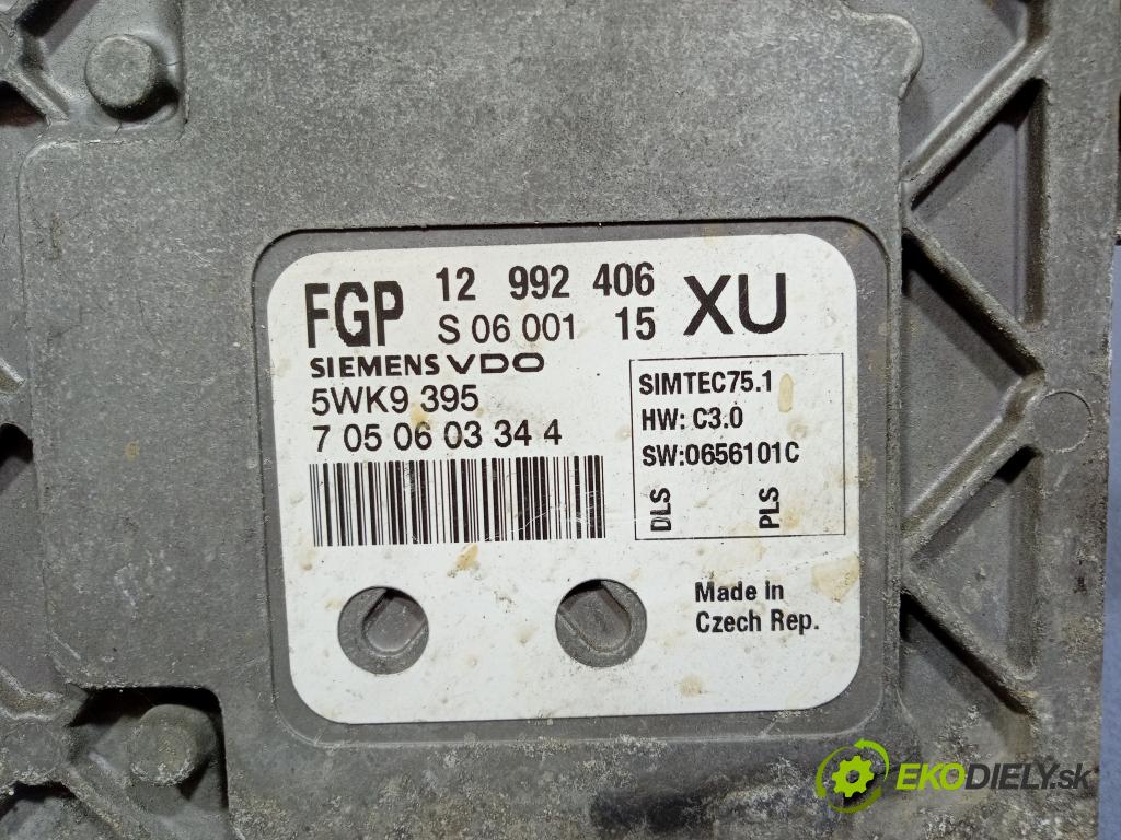 Opel Astra 2007 riadiaca jednotka Motor: 12992406