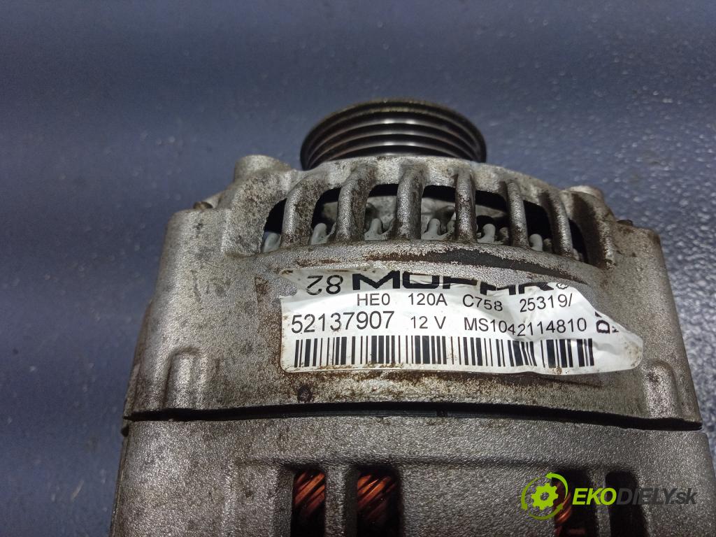 Fiat Tipo 2019 Alternator 52137907