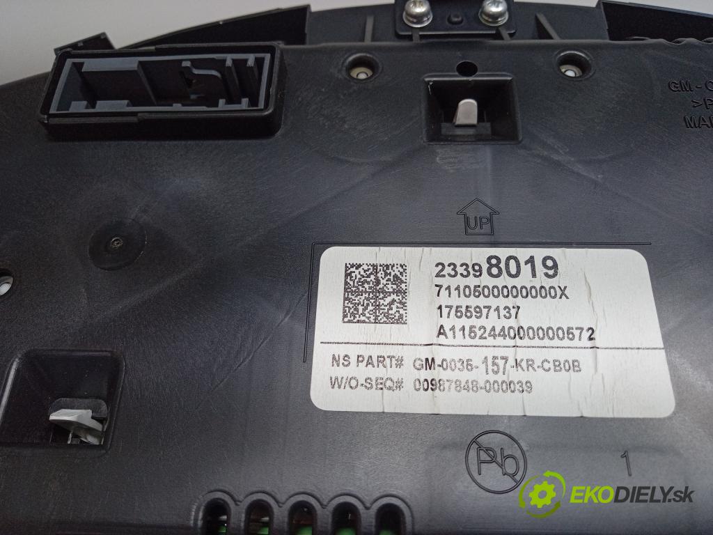 Opel Insignia 2015 prístrojovka/ budíky 23398019