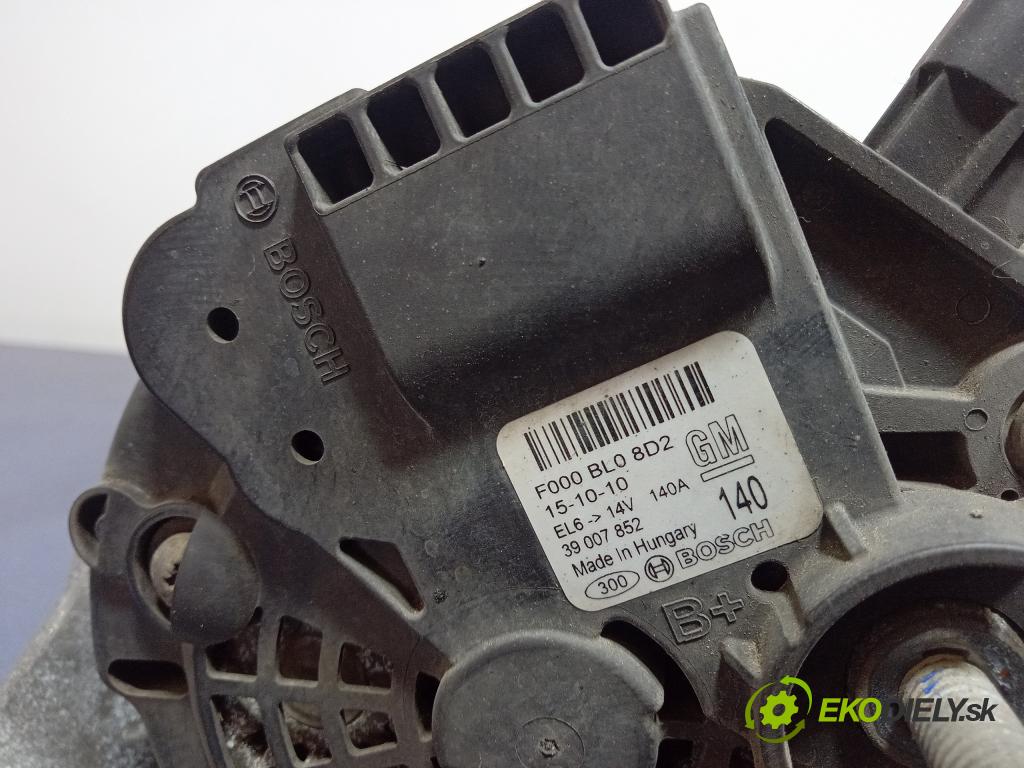 Opel Insignia 2015 Alternator 39007852