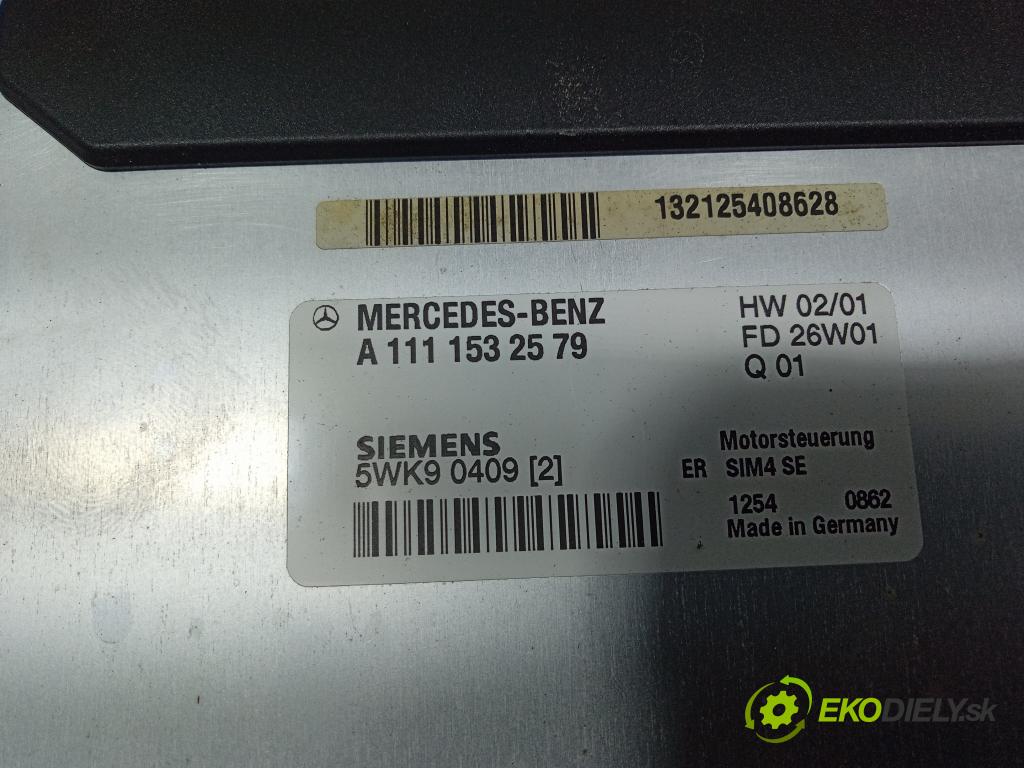 Mercedes-benz C 180 2001 riadiaca jednotka Motor: A1111532579