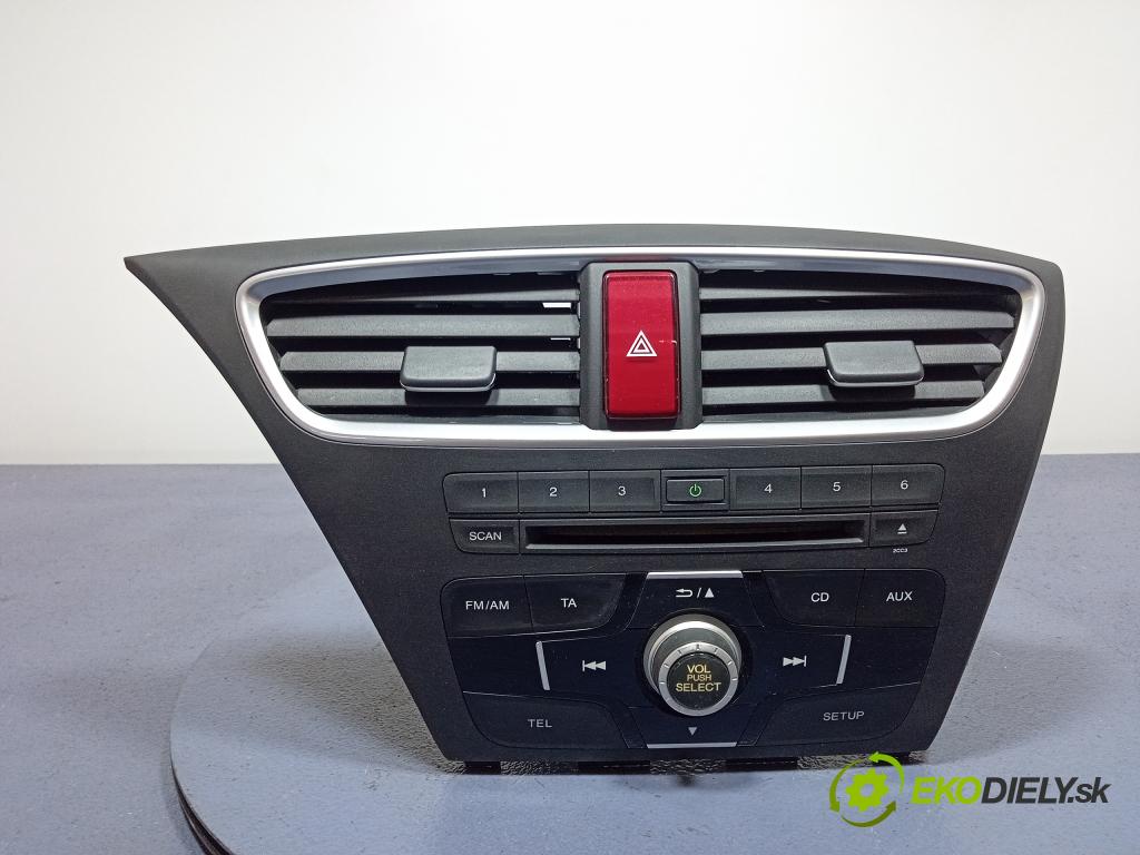 Honda Civic 2013 Radio I Navigácia: 39100-TV0-G610-M