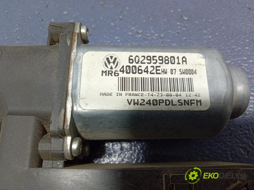 Vw Polo 2004 mechanismus stahování Sklenka: před v pravo: 602959801A