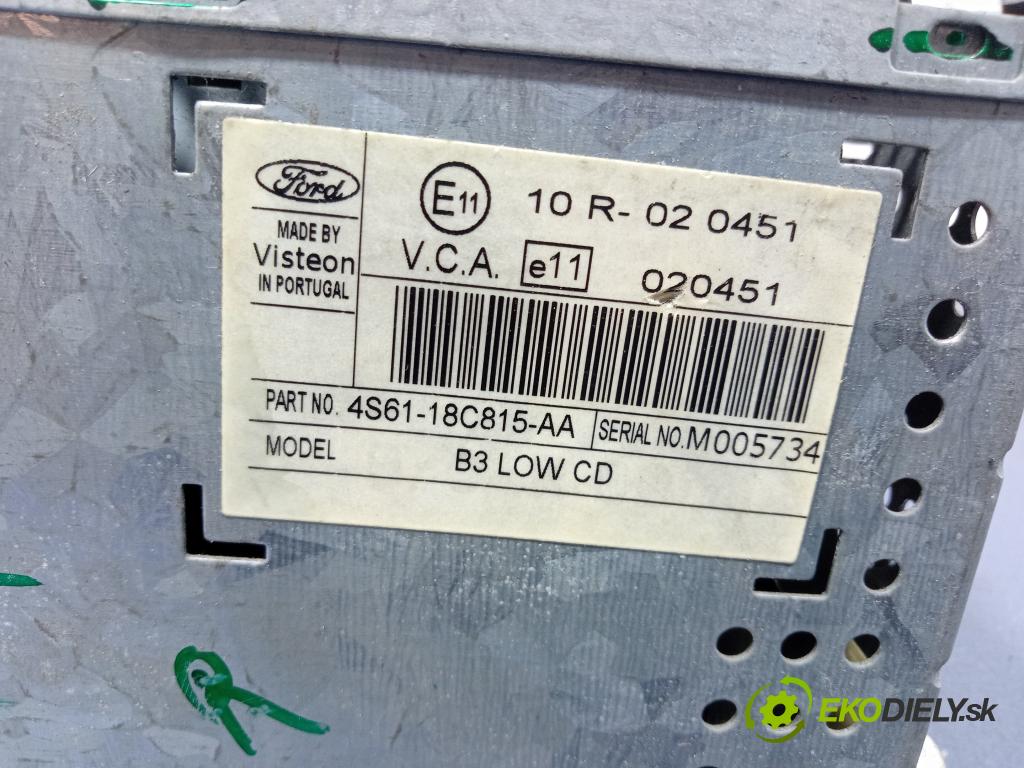 Ford Fusion 2003 Radio I Navigácia: 4S61-18C815-AA