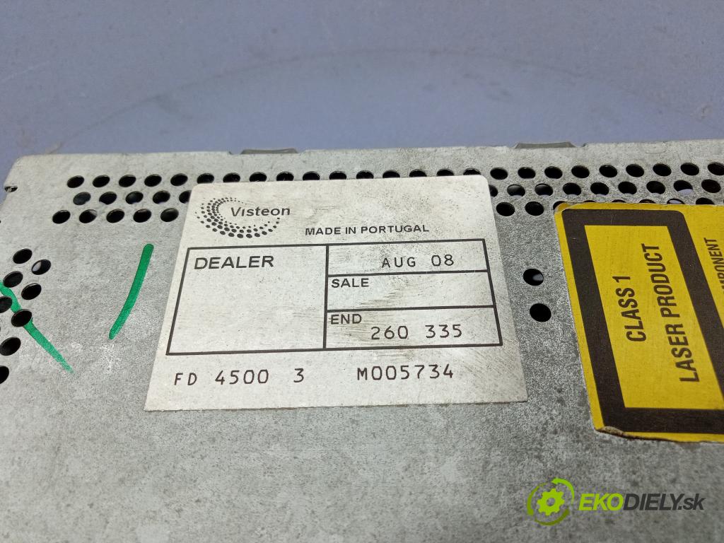 Ford Fusion 2003 Radio I Navigácia: 4S61-18C815-AA