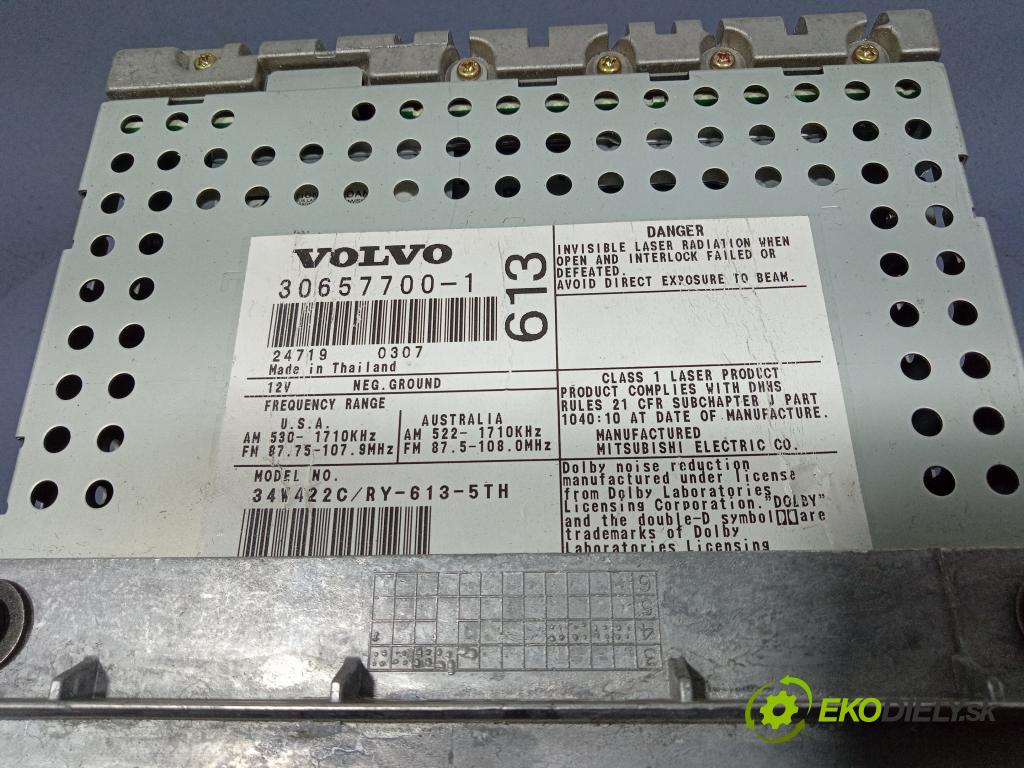 Volvo S60 2003 Radio I Navigácia: 30657700-1
