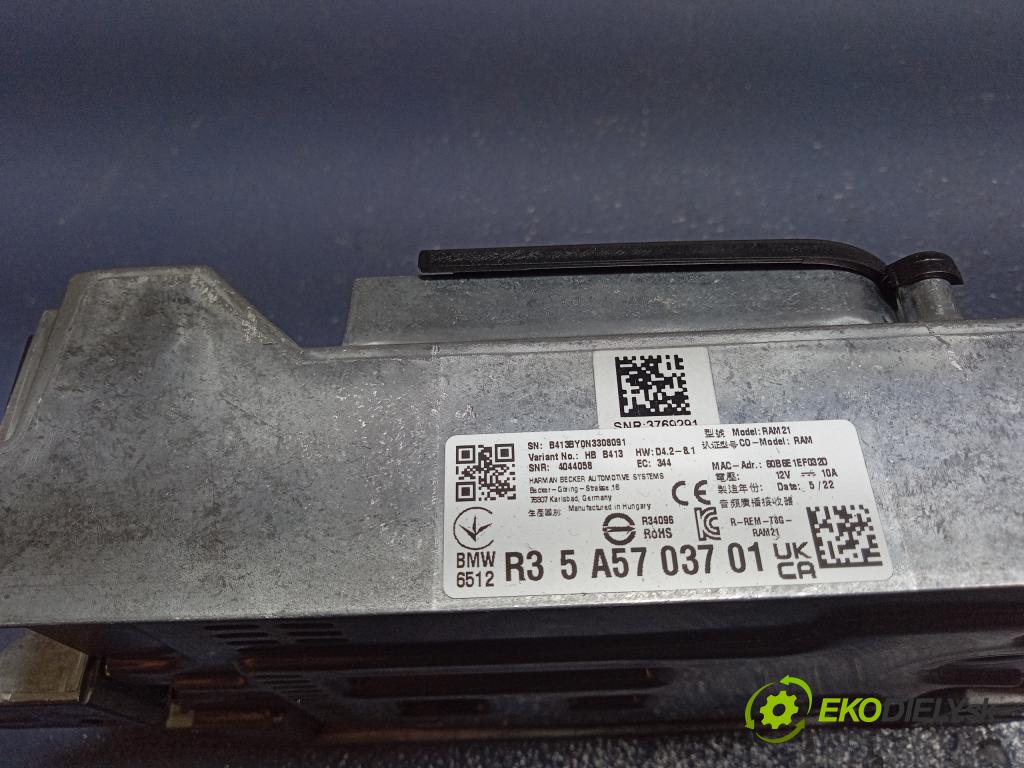Bmw I4 2022 Zesilovač: Rádio: Navigacia: 5A57037