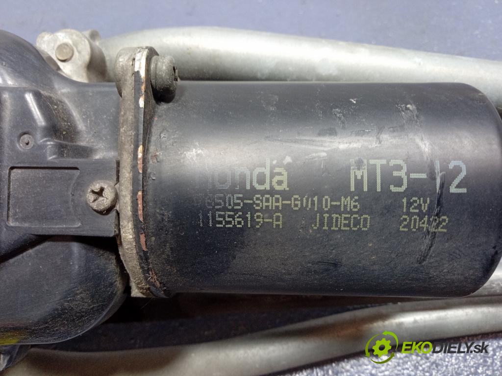 Honda Jazz 2002 mechanismus motorek Stěrače: před 76505-SAA-G010-M