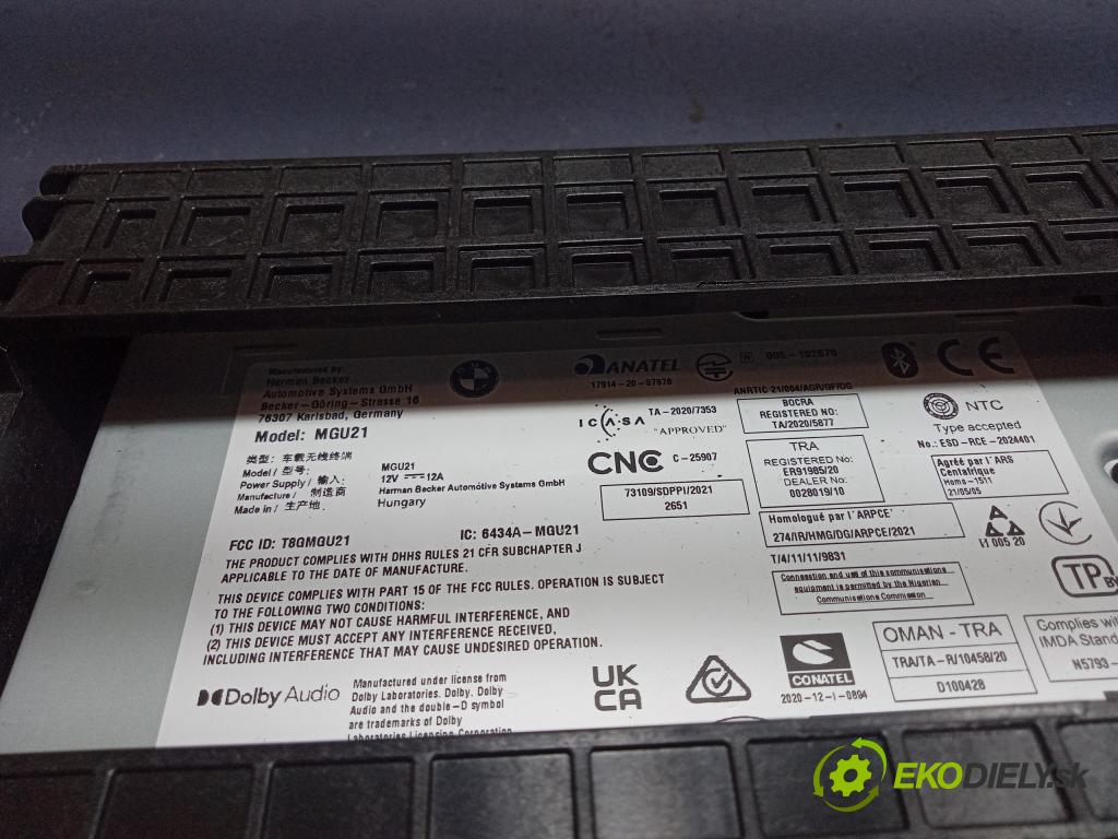 Bmw I4 2022 Radio I Navigácia: 5A5FC79