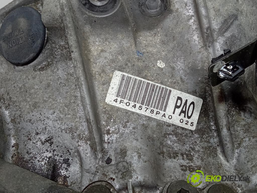 Suzuki Liana 2004 prevodovka Manualna PA0