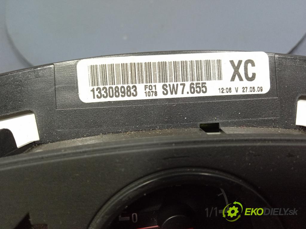 Opel Astra 2009 prístrojovka/ budíky 13308983