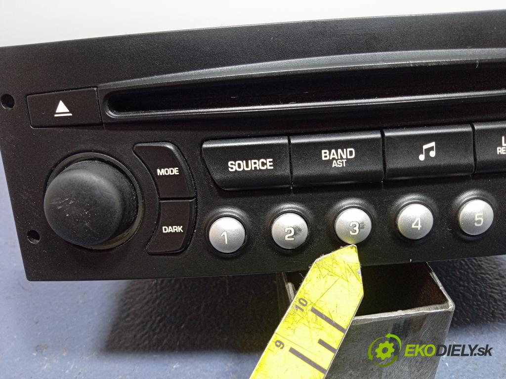 Peugeot 207 2008 Radio I Navigácia: 96643691XT