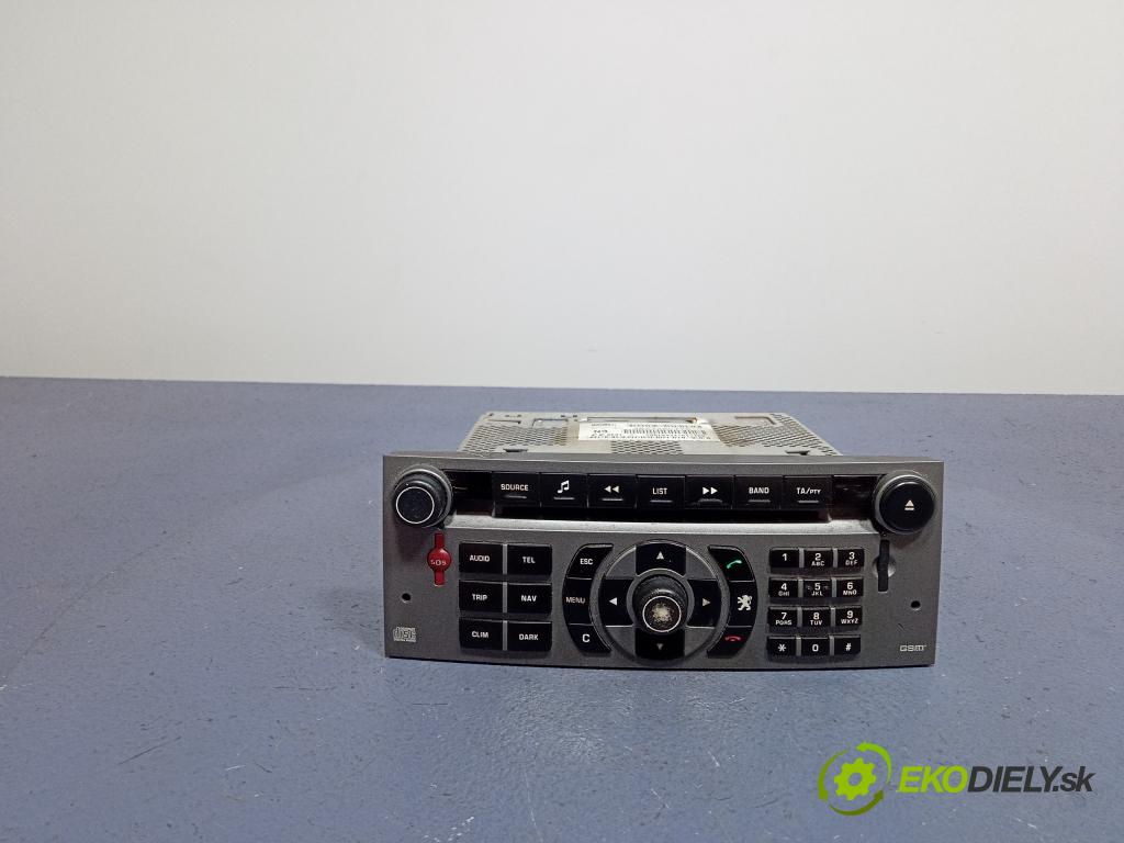 Peugeot 407 2005 Radio I Navigácia: 96559851YW