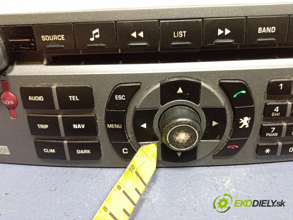 Peugeot 407 2005 Radio I Navigácia: 96559851YW