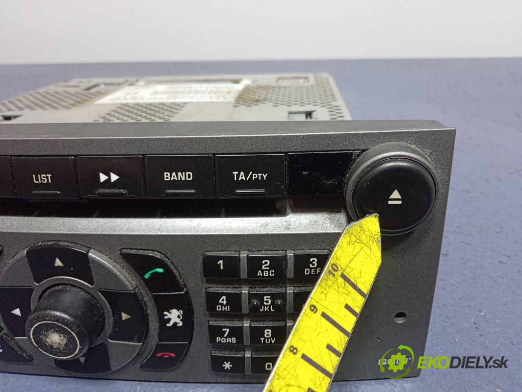 Peugeot 407 2005 Radio I Navigácia: 96559851YW