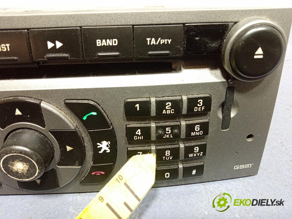 Peugeot 407 2005 Radio I Navigácia: 96559851YW